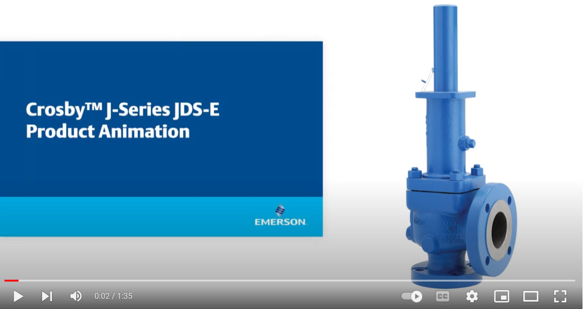 Crosby JSeries Direct Spring Pressure Relief Valves